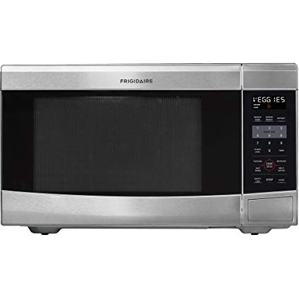 Frigidaire FFCE1638LS 1100-watt Countertop Microwave, 1.6 Cubic Feet, Stainless Steel