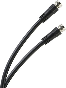 GE 73284 50-Feet RG6 Video Cable, Black