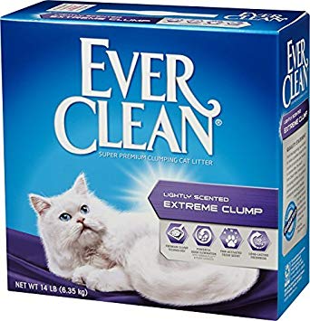 Ever Clean Lightly Scented Extreme Clump Cat Litter, 14-Pound Box