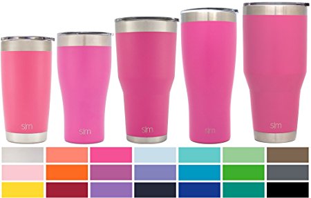 Simple Modern 32oz Slim Cruiser Tumbler - Vacuum Insulated Double-Walled 18/8 Stainless Steel Hydro Travel Mug - Coffee Cup Flask - Cotton Candy Pink