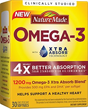 Omega-3 with xtra absorb technology, 30 softgels