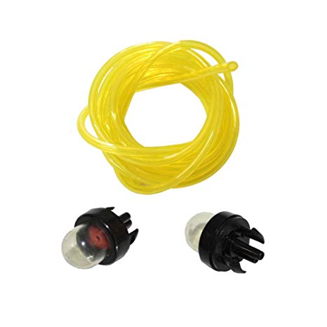 Poweka New Pack of 2feet Fuel Line   2pcs Primer Bulbs for Ryobi Homelite Toro Craftsman Troy Bilt