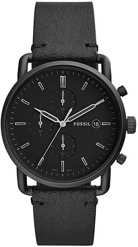 Fossil The Commuter Analog Black Dial Men's Watch-FS5504
