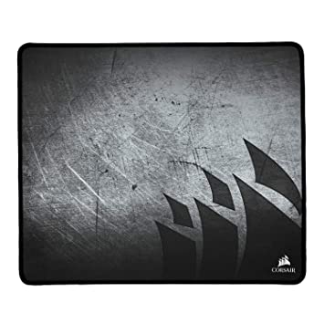 Corsair Gaming MM300 Medium Anti-Fray Cloth Gaming Mouse Mat, Black and Silver