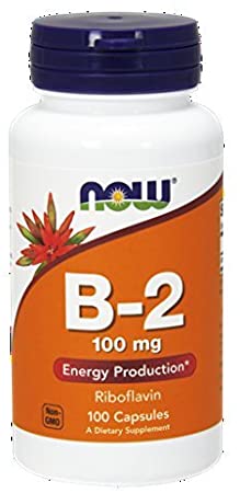 Now Foods, B-2, 100 mg, 100 Capsules