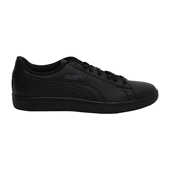 Puma Unisex Adults Smash V2 L Black Low-Top Sneakers