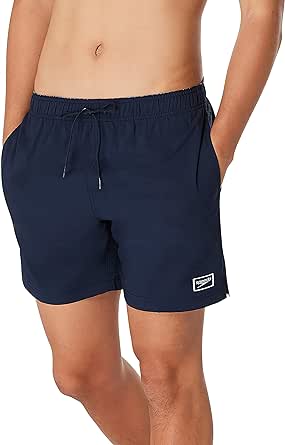 Speedo Men's Swim Trunk Mid Length Redondo Solid