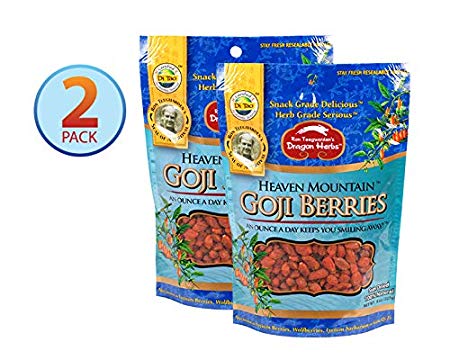 Dragon Herbs Heaven Mountain Goji Berries (2 Pack)