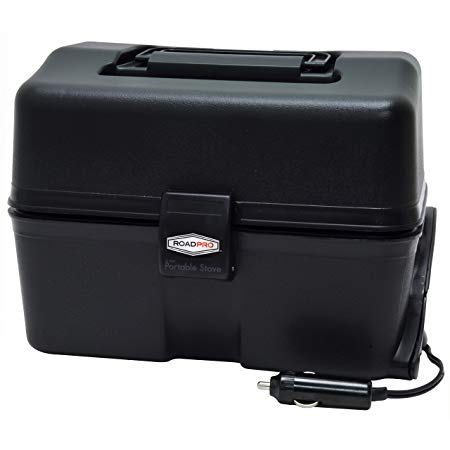 RoadPro 12-Volt Portable Stove (Black)