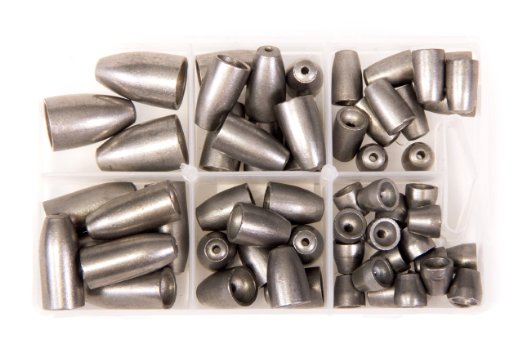 Bullet Weights Ultra Steel Bullet Weights Sinker Kit Natural 60 Piece Kit