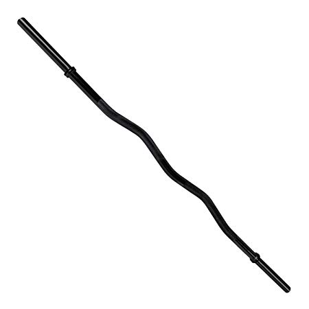 Cap Barbell 47-Inch Standard Solid E-Z Curl Bar