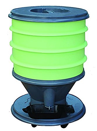 Exaco 610015 Eco Worm Composter on Wheels, 8-Gallon, Green