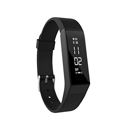Boltt Beat Heart Rate Fitness Tracker with Personalised Artificial Intelligence(AI) based mobile Health Coaching (Real time Audio and Text Coach)(Black)