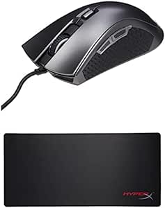 HyperX Pulsefire FPS Pro - RGB Gaming Mouse and HyperX FURY S - Pro Gaming Mouse Pad - X-Large