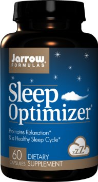 Jarrow Formulas Sleep Optimizer Promotes Relaxation  and a Healthy Sleep Cycle 60 Caps