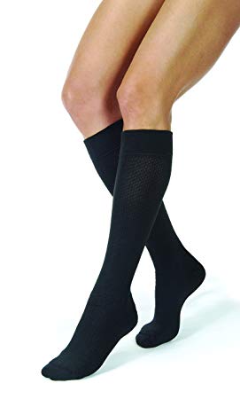JOBST Activewear 15-20 mmHg Knee High Compression Socks, Small, Cool Black