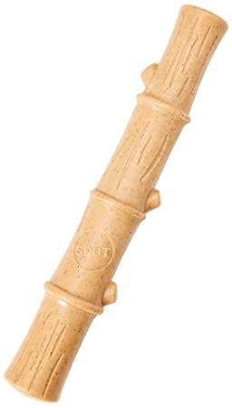 Ethical Pet Bambone Plus Bamboo Stick Dog Chew Toy, 5.25 Inch, Non-Splintering Alternative to Real Wood