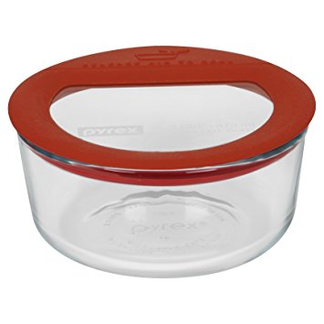 Pyrex Premium 2-Cup Round Glass Food Storage