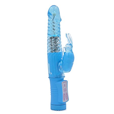 Rabbit Vibrator Powerful Vibrating And Rotating G-spot Massager , Stong Clitoral Stimulate Body Wand , Adjustable Multi-speed Female Masturbation Adult Sex Tool ,Vagina and Clitoris Dildo For Women