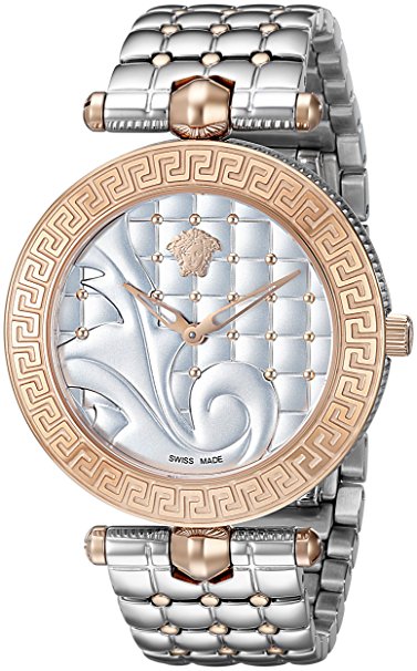 Versace Women's VK7230015 Vanitas Analog Display Swiss Quartz Two-Tone Watch