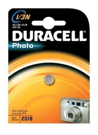 Duracell DL1/3N CR1/3N 2L76 5018LC K58L 3V Lithium Battery