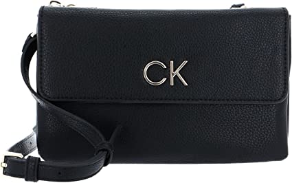 Calvin Klein Women's RE-Lock DBL Crossbody Bag PBl, One Size