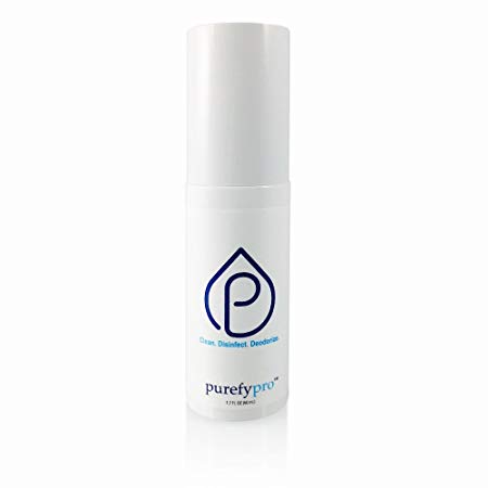 PUREFY Purefypro Disinfectant Spray (On The Go) - No Rinse, No Residue. Kills Norovirus, Flu Virus Drug Resistant Germs, Unscented