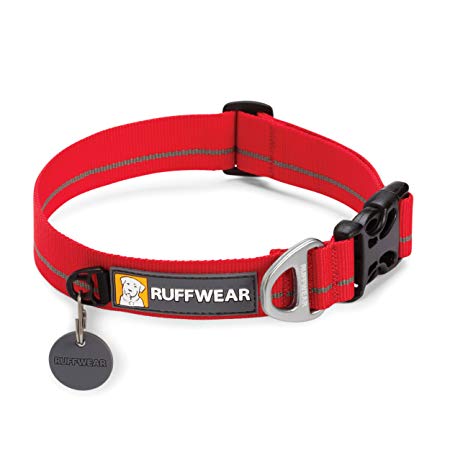 RUFFWEAR - Hoopie Dog Collar, Red Currant, Medium