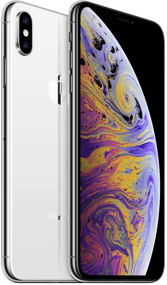 Apple iPhone XS Max, 256GB, Silver - For AT&T (Renewed)