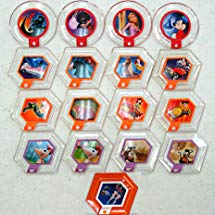 Disney Infinity Series 3 Power Disc Complete Set of 17 (includes rare Wall-E's Fire Extinguisher)