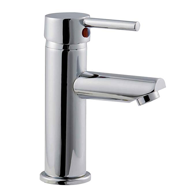 Bathroom Single Lever Mono Basin Mixer Tap High Quality Brass with Modern Chrome Finish