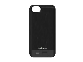 myCharge Freedom 2000 Power Case for iPhone 5, RFAM-0247 (Black Metal)