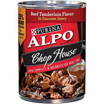 Purina ALPO Chop House Beef Tenderloin Flavor in Gourmet Gravy Dog Food - (12) 13 oz. Can