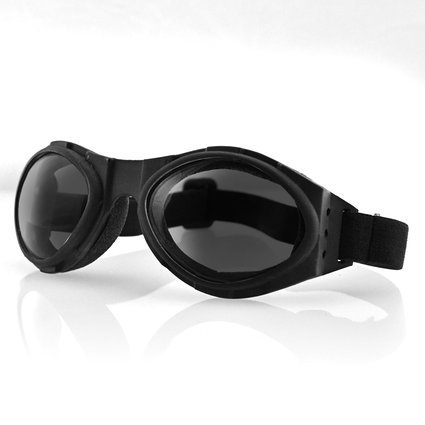Bobster Bugeye Goggles,Black Frame/Amber Lens,one size