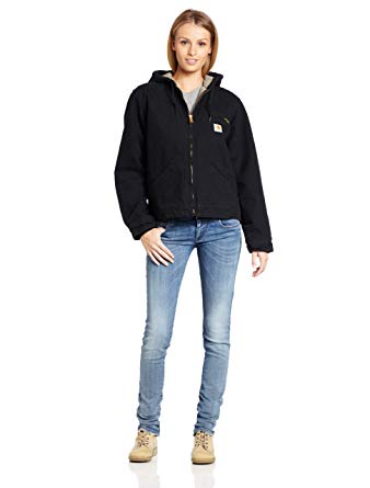 Carhartt Women's Sherpa Lined Sandstone Sierra Jacket WJ141