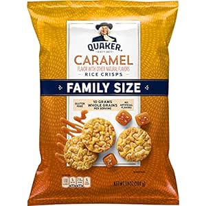 Quaker Rice Crisps Caramel, 9.8 Oz