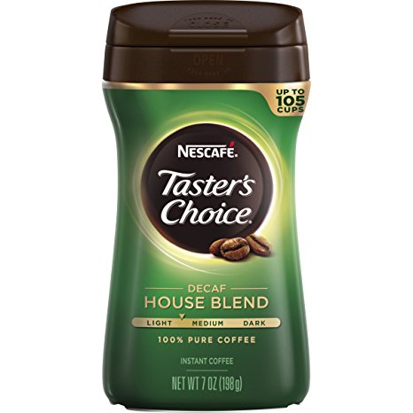 Nescafe Taster's Choice  House Blend Decaf Instant Coffee, 7 Ounce Canister