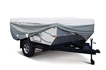 Classic Accessories 80-039-153106-00 Overdrive PolyPro III Deluxe Folding Camping Trailer Cover, Fits 10' - 12' Trailers