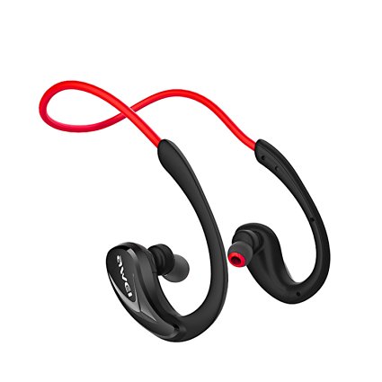 Wireless Sweatproof Earbuds Bluetooth Sport Headphone with Built-in Microphone and NFC Support
