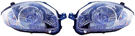 Fits Mitsubishi Eclipse Coupe 06/Spyder 2007 TO 1/07 Headlight Assembly Halogen Pair Driver and Passenger Side (CAPA Certified) MI2502138, MI2503138