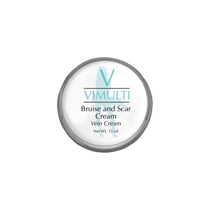 Vimulti Varicose Vein Treatment and Bruise Cream with Natural Acne Scar Remover Moisturizers all in one. Eliminate Spider Veins naturally plus added Scar Removers and Bruise Cream Vitamins.