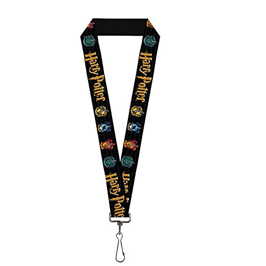 Buckle Down Lanyard - 1.0" - Harry Potter Hufflepuff/ravenclaw/gryffindo Accessory