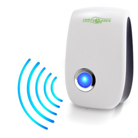 Ultrasonic Pest Repeller - Repels Against Mice, Rats, Roaches, Spiders, Fly, Ants, Fleas, Mosquitoes, Cockroach and all other small Insects - Keeps Your Family, Kids & Pets Clean, Safe & Healthy
