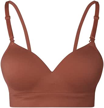 Lemef Seamless Bras for Women Wirefree Padded Bras