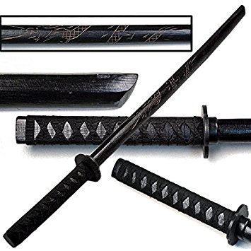 Ace Martial Arts Supply Kendo Wooden Bokken Practice Samurai Katana Sword, 40-Inch