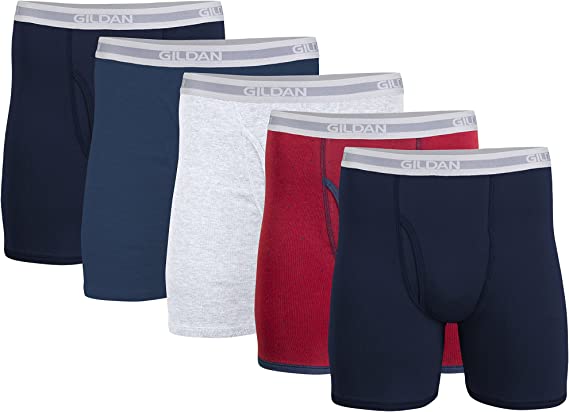 Gildan Mens Boxer Briefs, Multipack