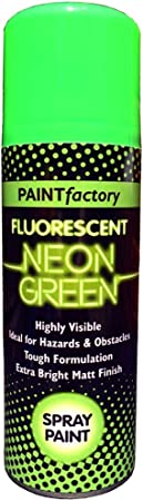 Fluorescent Neon Green Spray Paint 200ml