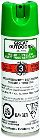 Insect Repellent Spray - 175 G Aerosol 10% Deet - Family Defense 175 Gram