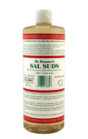 Dr. Bronner's Fair Trade and Organic Sal Suds Liquid Cleaner - 32 oz
