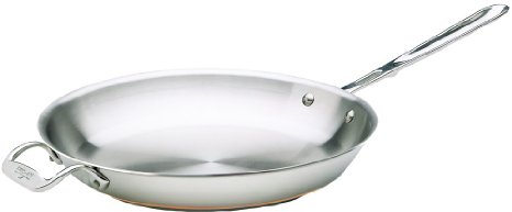 All-Clad 6112 SS Copper Core 5-Ply Bonded Dishwasher Safe Fry Pan Cookware 12-Inch Silver